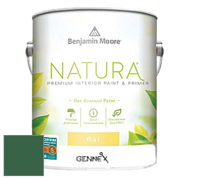Benjamin Moore 514 Natura Interior Semi-Gloss Finish краска цвет 2040-10 Rainforest Foliage