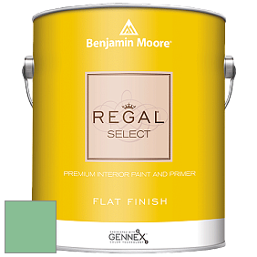 Benjamin Moore 547 Regal Select Waterborne Interior Flat Finish краска цвет 2036-40 Meadowlands Green