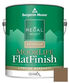 Краска Regal Select Exterior Paint-MoorLife Flat Finish (W105) цвет 1043 Blue Ridge Mountains