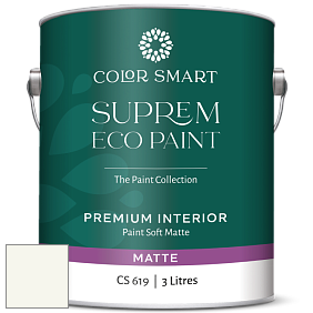 COLOR SMART CS 619 SUPREM ECO PAINT матовая краска цвет OC-117 Simply White