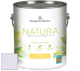 Benjamin Moore 512 Natura Interior Flat Finish матовая краска цвет 2071-70 Misty Lilac