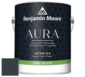 Benjamin Moore Aura 528 Waterborne Interior Semi-gloss Finish краска цвет RAL 7016 