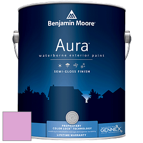 Benjamin Moore Aura 632 Waterborne Exterior Semi-Gloss Finish краска цвет 2077-50 Pretty Pink