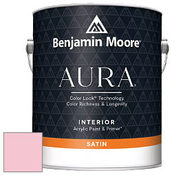 Benjamin Moore Aura 526 Waterborne Interior Satin Finish покрытие цвет 1324 May Flowers