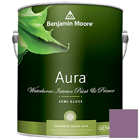 Краска Aura Waterborne Interior Semi-gloss Finish (528) цвет 1371 Plum Perfect