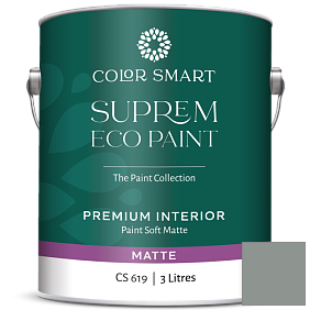 Краска COLOR SMART CS 619 SUPREM ECO PAINT матовая краска цвет AC-17 BM AC-17