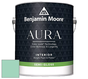 Benjamin Moore Aura 528 Waterborne Interior Semi-gloss Finish краска цвет NCS S 1030-B90G 