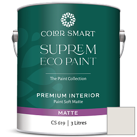 Краска COLOR SMART CS 619 SUPREM ECO PAINT матовая краска цвет 2108-70 Lacey Pearl