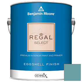 Краска Regal Select Waterborne Interior Eggshell Finish (549) цвет 2053-40 Blue Lake