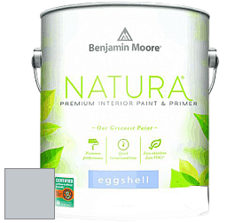 Benjamin Moore 513 Natura Interior Eggshell Finish краска с блеском цвет 2119-60 Silver Lining