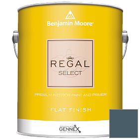 Краска Regal Select Waterborne Interior Flat Finish (547) цвет 1666 In the Midnight Hour
