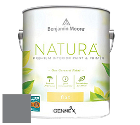 Benjamin Moore 514 Natura Interior Semi-Gloss Finish краска цвет 2121-20 Steel Wool