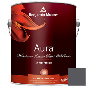 Краска Aura Waterborne Interior Satin Finish (526) цвет 2130-30 Almost Black
