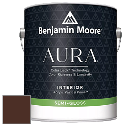 Benjamin Moore Aura 528 Waterborne Interior Semi-gloss Finish краска цвет RAL 8016 