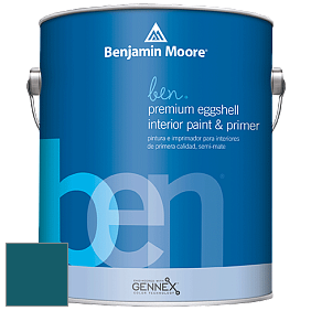 Benjamin Moore Ben W626 Premium Interior Latex Eggshell краска цвет NCS S 5540-B10G 
