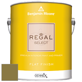 Benjamin Moore 547 Regal Select Waterborne Interior Flat Finish краска цвет 2149-10 Newt Green