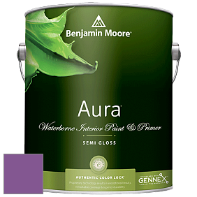 Benjamin Moore Aura 528 Waterborne Interior Semi-gloss Finish краска цвет NCS S 3055-R50B 
