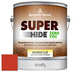 Benjamin Moore 355 Super Hide Zero Voc Interior Flat краска цвет RAL 2002 
