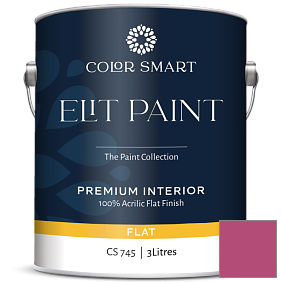 Краска COLOR SMART CS 745 ELIT PAINT глубокоматовая моющаяся краска цвет 2079-30 Peony