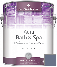 Краска Benjamin Moore Aura Bath & Spa Interior Paint Matte Finish (532) цвет 1427 French Violet