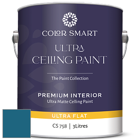 COLOR SMART CS 758 ULTRA CEILING PAINT ультраматовая краска цвет 2059-20 Caribbean Azure