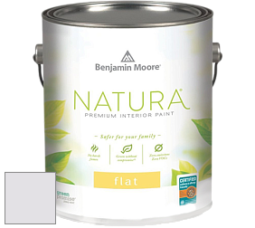 Benjamin Moore 512 Natura Interior Flat Finish матовая краска цвет 2117-70 Dreamy Cloud