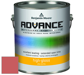 Benjamin Moore 794 Advance Interior Paint-High Gloss глянцевая алкидная эмаль цвет 2008-30 Raspberry Blush