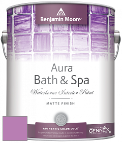 Benjamin Moore Aura 532 Bath & Spa Waterborne Interior Paint Matte Finish краска цвет 2075-40 Pink Raspberry