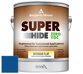 Benjamin Moore 355 Super Hide Zero Voc Interior Flat краска цвет RAL 5017 