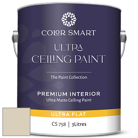 COLOR SMART CS 758 ULTRA CEILING PAINT ультраматовая краска цвет OC-11 Clay Beige