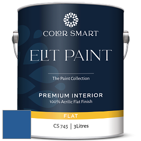 COLOR SMART CS 745 ELIT PAINT глубокоматовая моющаяся краска цвет 2066-20 Evening Blue