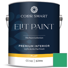 Краска COLOR SMART CS 745 ELIT PAINT глубокоматовая моющаяся краска цвет 2039-30 Cabana Green