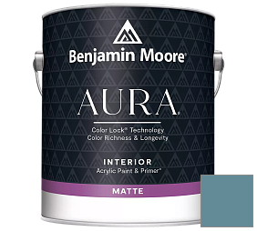 Краска Benjamin Moore Aura Interior Paint - Matte (522) цвет 1658 Lakeside Cabin