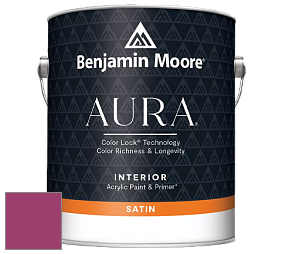 Benjamin Moore Aura 526 Waterborne Interior Satin Finish покрытие цвет 2077-20 Gypsy Pink