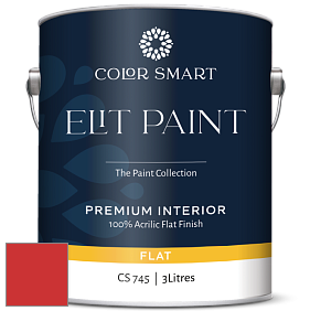 COLOR SMART CS 745 ELIT PAINT глубокоматовая моющаяся краска цвет RAL 3028 
