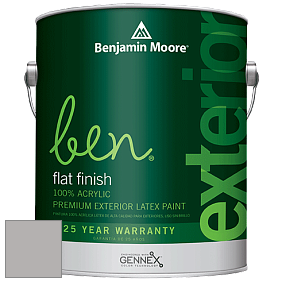 Benjamin Moore Ben 541 Waterborne Exterior Flat Finish краска цвет AF-670 