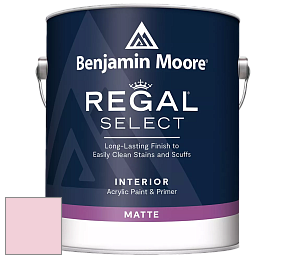 Benjamin Moore 548 IRegal Select Interior Paint - Matte краска цвет 2087-60 Ribbon Pink