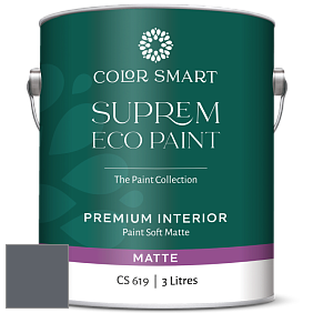 COLOR SMART CS 619 SUPREM ECO PAINT матовая краска цвет NCS S 7005-R80B 