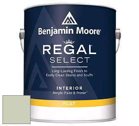 Benjamin Moore 547 Regal Select Waterborne Interior Flat Finish краска цвет NCS S 1510-G40Y 