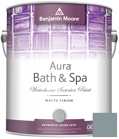 Краска Benjamin Moore Aura Bath & Spa Interior Paint Matte Finish (532) цвет HC-145 BM HC-145