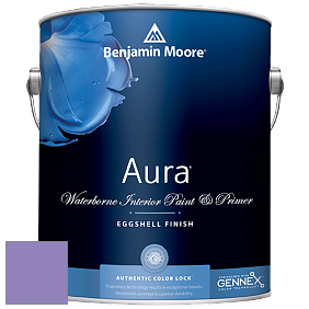 Benjamin Moore Aura 524 Waterborne Interior Eggshell Finish краска цвет 2071-40 Crocus Petal Purple