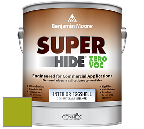 Benjamin Moore 357 Super Hide Zero Voc Interior Eggshell краска цвет 2027-10 Dark Lime