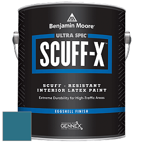 Benjamin Moore 485 Ultra Spec SCUFF-X Interior Eggshell Finish краска цвет 2058-30 Deep Ocean