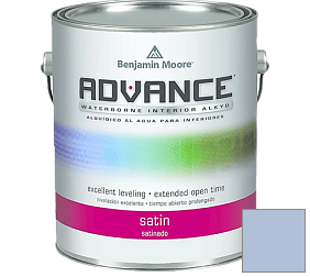 Краска Benjamin Moore 792. Advance Interior Paint-Satin эмаль цвет 1418 Oriental Iris