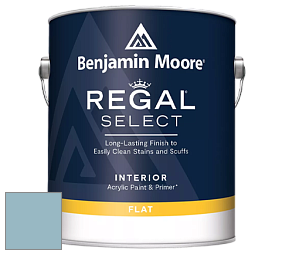 Benjamin Moore 547 Regal Select Waterborne Interior Flat Finish краска цвет HC-153 BM HC-153