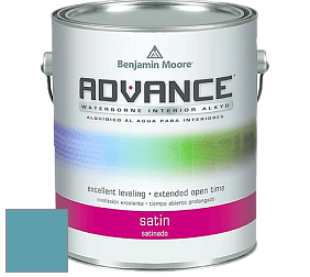 Benjamin Moore 792 Advance Interior Paint-Satin эмаль цвет 2057-40 Ash Blue