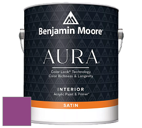 Benjamin Moore Aura 526 Waterborne Interior Satin Finish покрытие цвет RAL 4008 