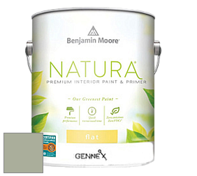 Benjamin Moore 514 Natura Interior Semi-Gloss Finish краска цвет NCS S 3010-G40Y 