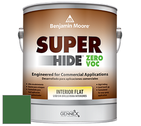 Benjamin Moore 355 Super Hide Zero Voc Interior Flat краска цвет 2035-10 Seaweed