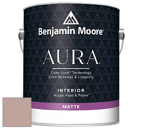 Benjamin Moore Aura 522 Interior Paint - Matte краска цвет 2099-50 CafÃ© Mocha